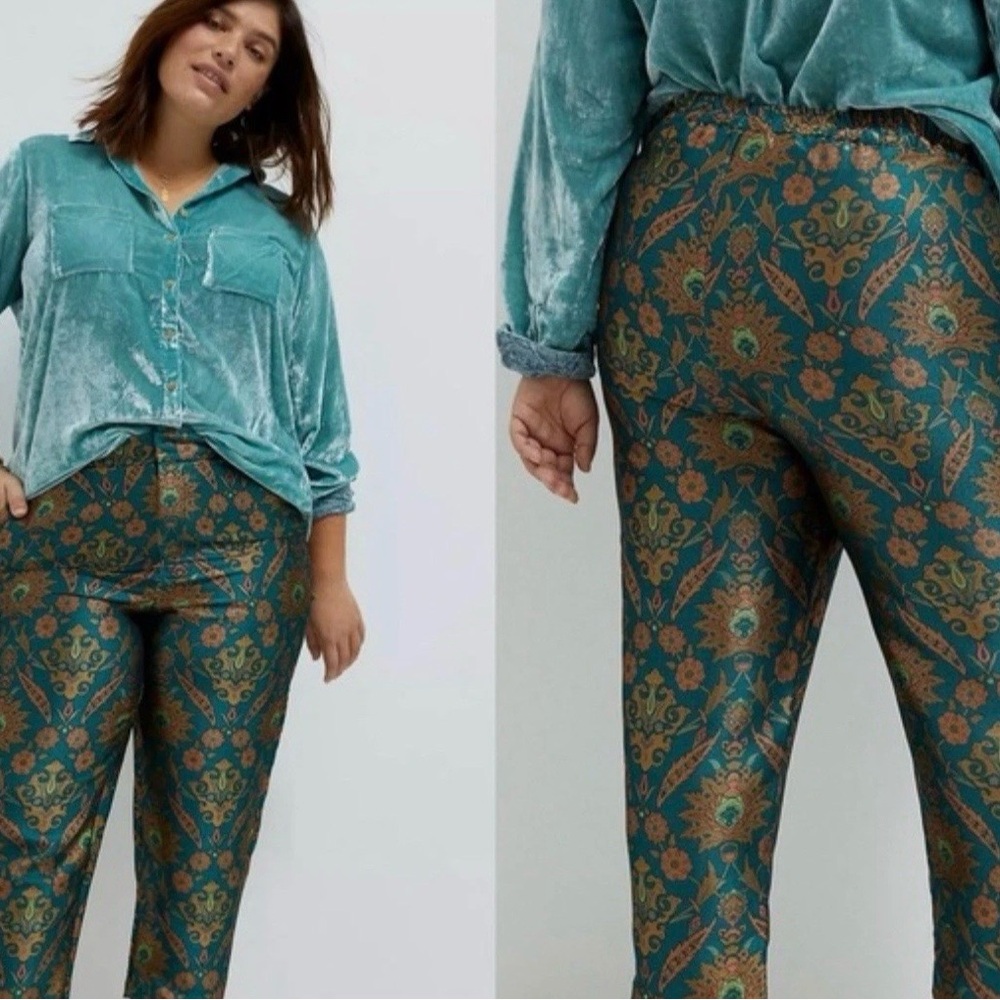 Maeve Anthropologie Brocade print ankle pants - Picture 9 of 9